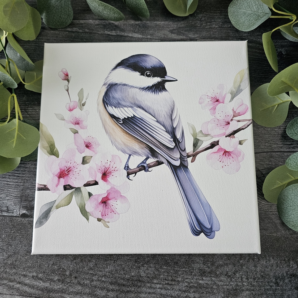 Bird and Blossoms Canvas Art